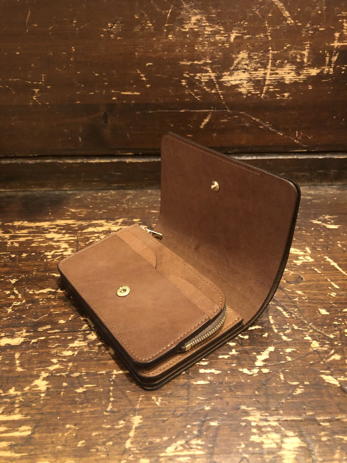 flp-26 Short wallet / Tigres dark brown x SHF |