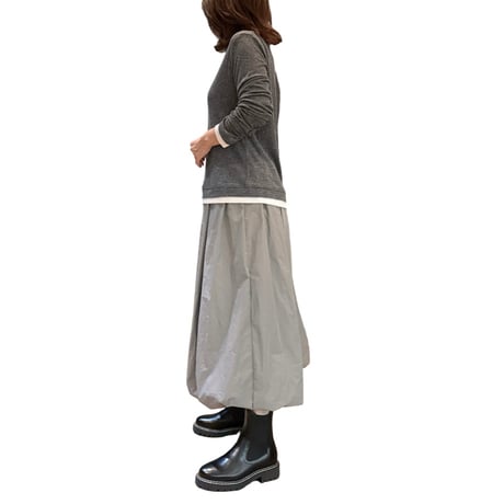 再入荷　レイヤード風 ニット