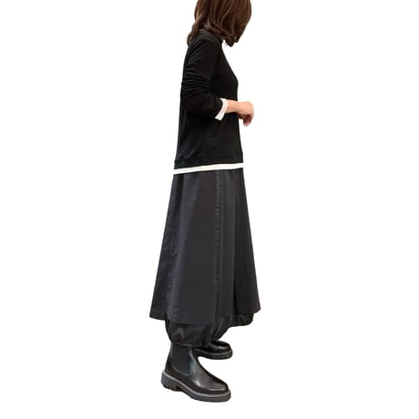 再入荷　レイヤード風ニット
