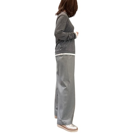 再入荷　レイヤード風 ニット