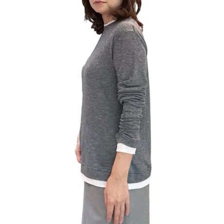 再入荷　レイヤード風 ニット