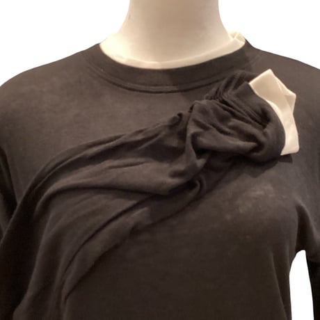 再入荷　レイヤード風ニット