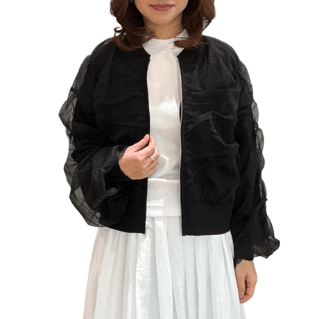 再入荷　ニット　ブルゾン