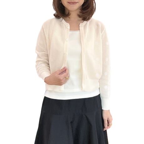 メッシュ　カーディガン