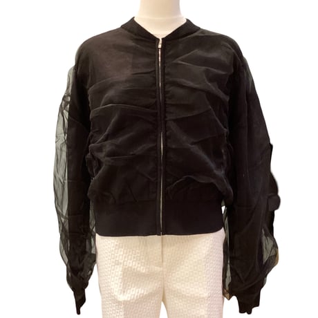 再入荷　ニット　ブルゾン