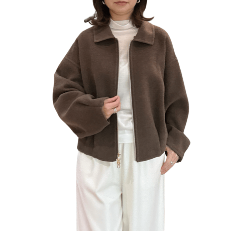 ファー付きジャケット