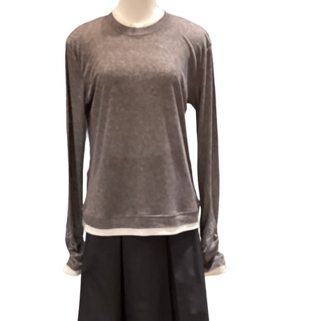 再入荷　レイヤード風 ニット