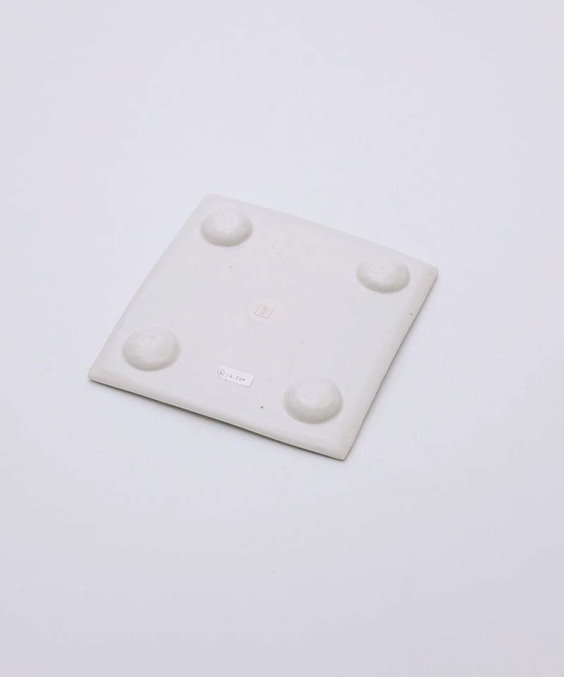 岡晋吾　白瓷輪花浅鉢　白磁　皿　鉢 岡晋吾 白瓷四角板皿 | LAPIN ART ONLINE