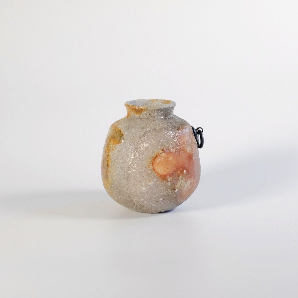 信楽焼掛花入井村侊生#85