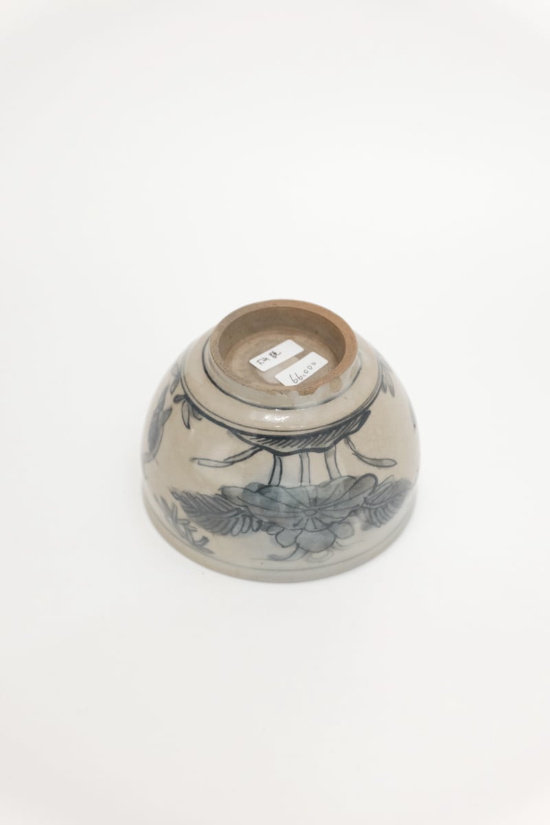 犬山焼 花鳥紋茶碗 明治大正頃 | LAPIN ART ONLINE