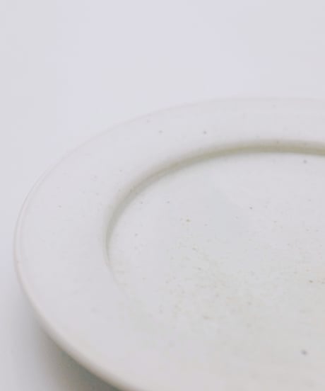 岡晋吾 白瓷六寸兜皿