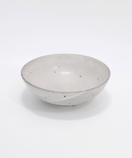 山田隆太郎 粉引九寸丸鉢  1