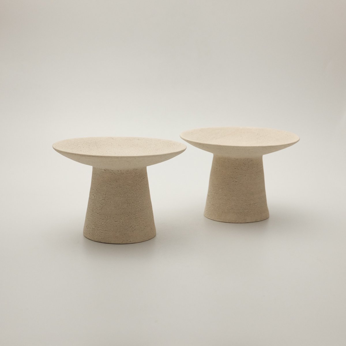 鏡原愛莉 高台皿 白 | LAPIN ART ONLINE