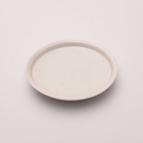 矢野直人　白瓷4寸皿