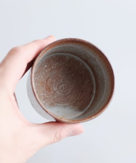 山本憲卓 焼締化粧カップ 2