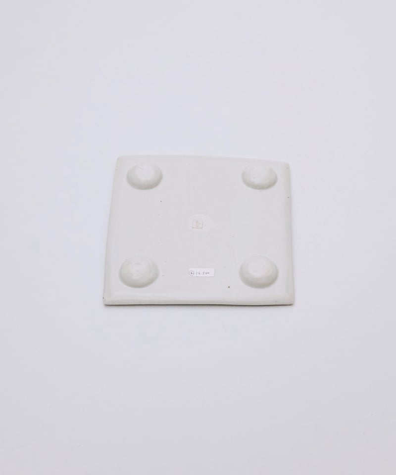 岡晋吾　皿　入手困難　レア　超人気 岡晋吾 白瓷四角板皿 | LAPIN ART ONLINE