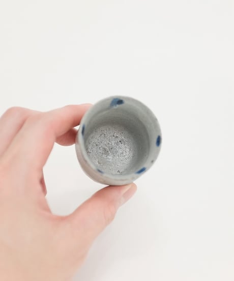 梶原靖元　染付杯 14