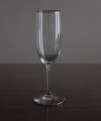 ヴィンテージバカラ 金彩ワイングラス パーフェクション　フルート