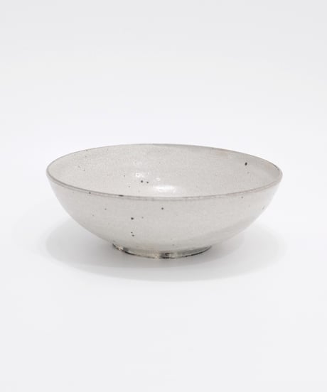 山田隆太郎 粉引九寸丸鉢  1
