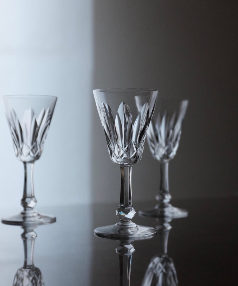 ヴィンテージバカラ Tourville クリスタルワイングラス | LAPIN ART ONLINE