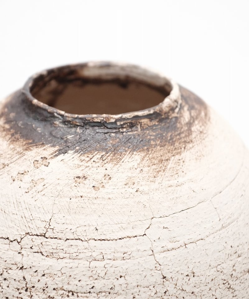 SAKI black top moon jar | LAPIN ART ONLINE