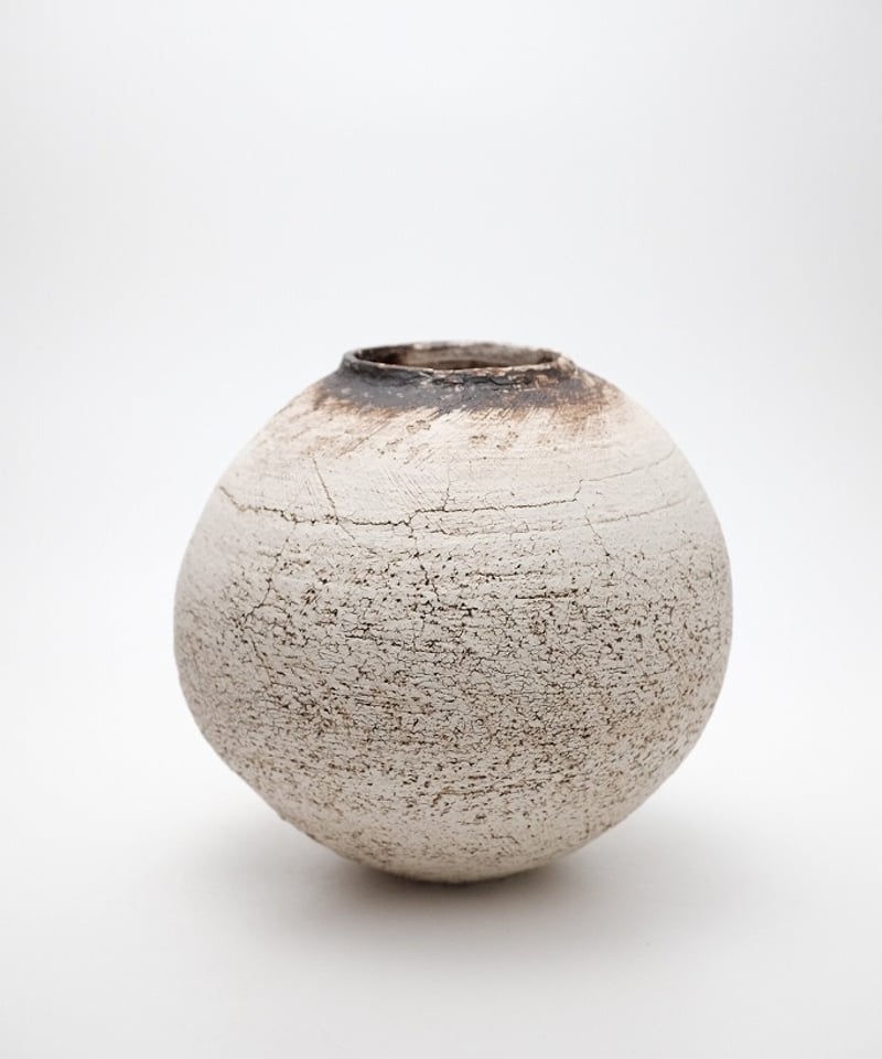 SAKI black top moon jar | LAPIN ART ONLINE