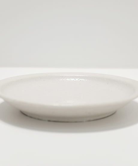 安洞雅彦 無地志野七寸皿 28