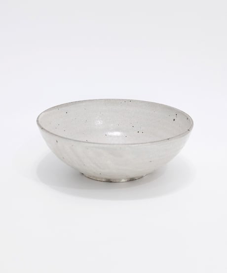 山田隆太郎 粉引九寸丸鉢  2