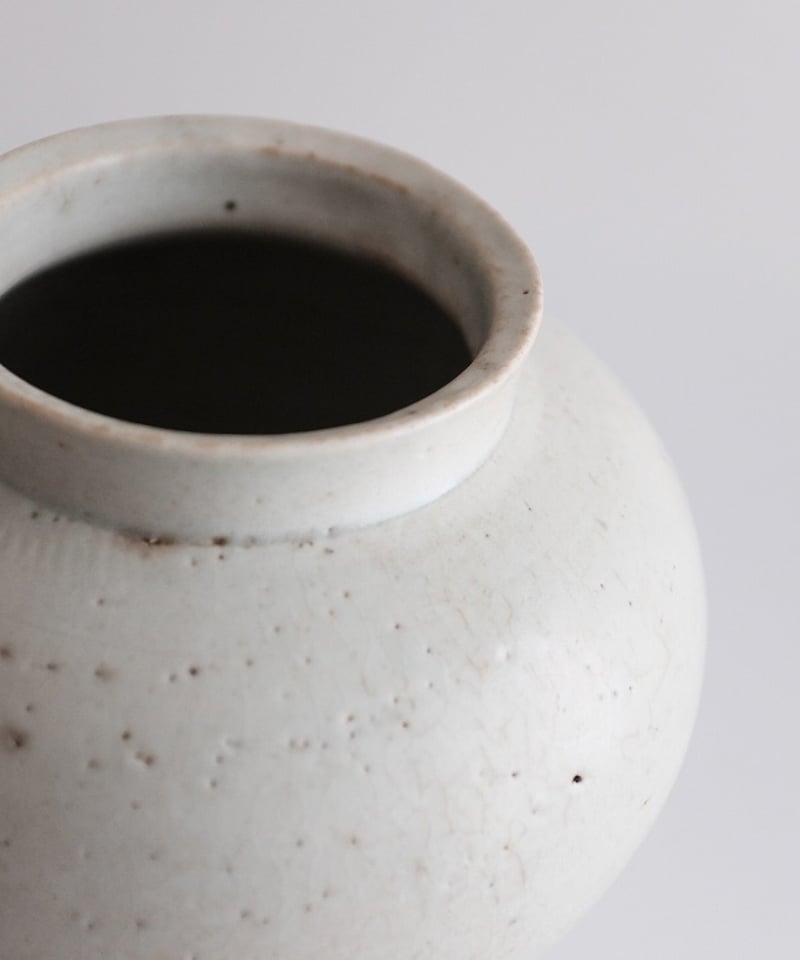 李朝 白磁丸壷 李朝後期 | LAPIN ART ONLINE