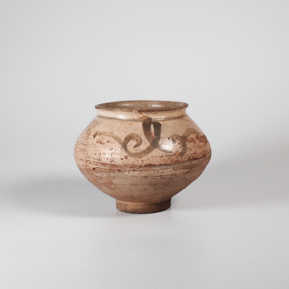 常滑焼 ごまだれ 茶壷 [B31497]