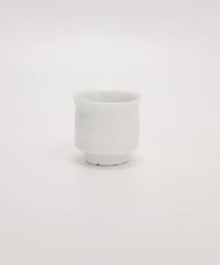 鯉江良二 白磁ぐい呑 共箱