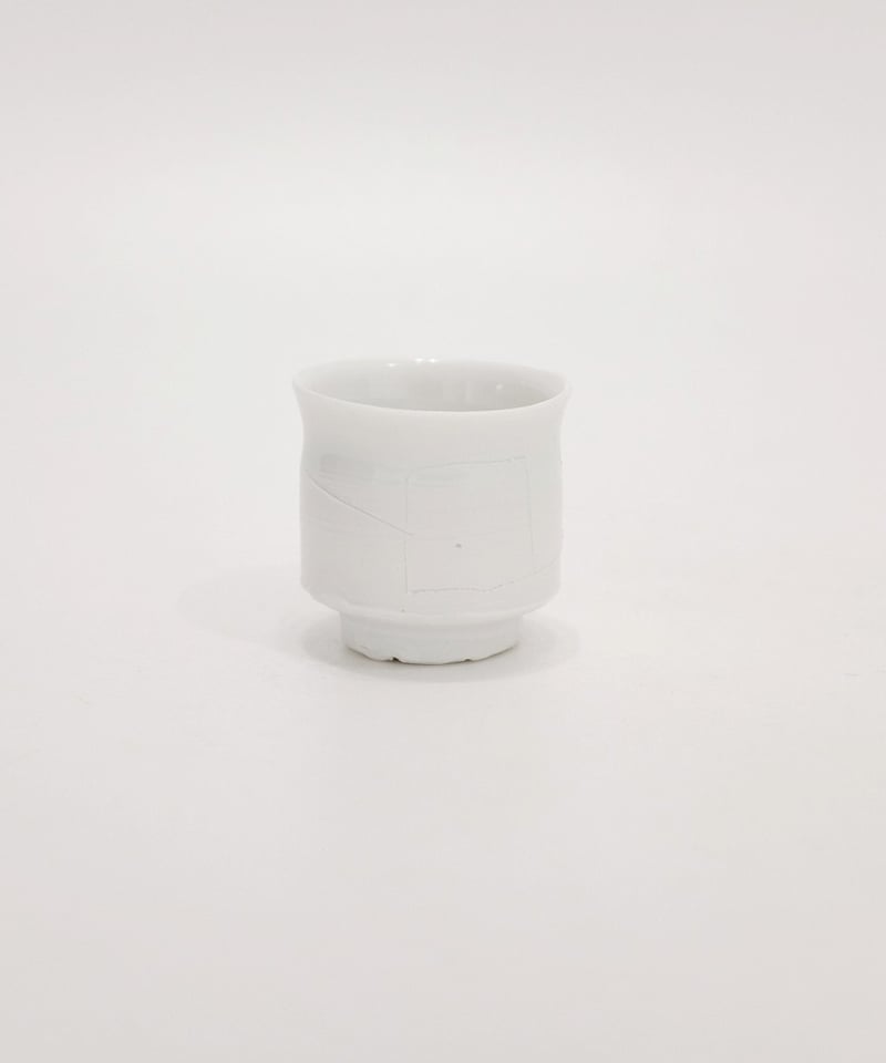 鯉江良二 白磁ぐい呑 共箱 | LAPIN ART ONLINE