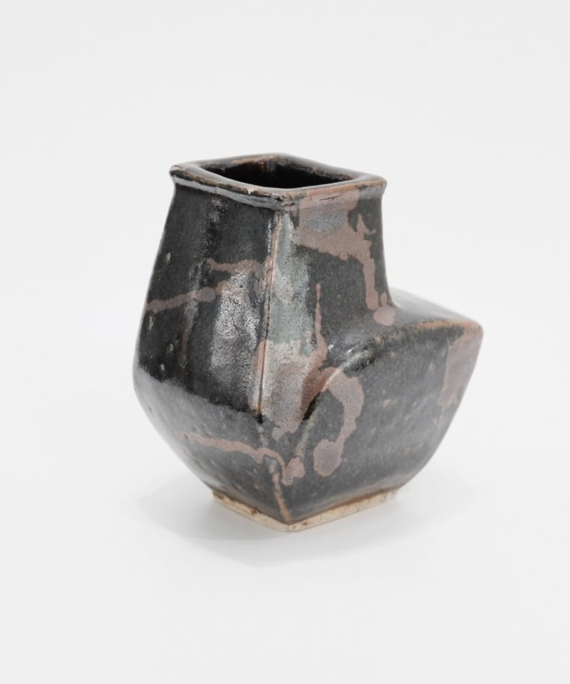 河井寛次郎 鉄釉扁壺 | LAPIN ART ONLINE