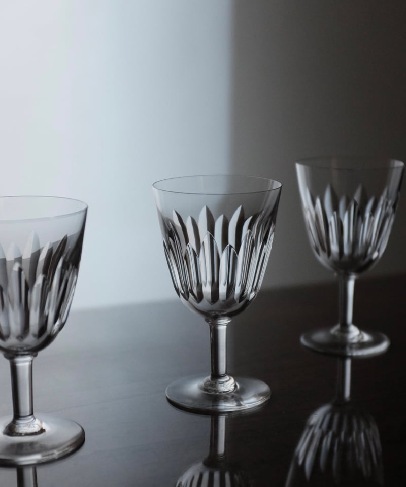 オールドバカラ medicis メディチ クランベリー　ワイングラスグラスペア オールドバカラ medicis メディチ クランベリー ワイングラスグラスペア