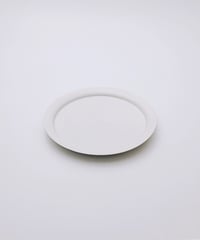 岡晋吾 白瓷八寸皿