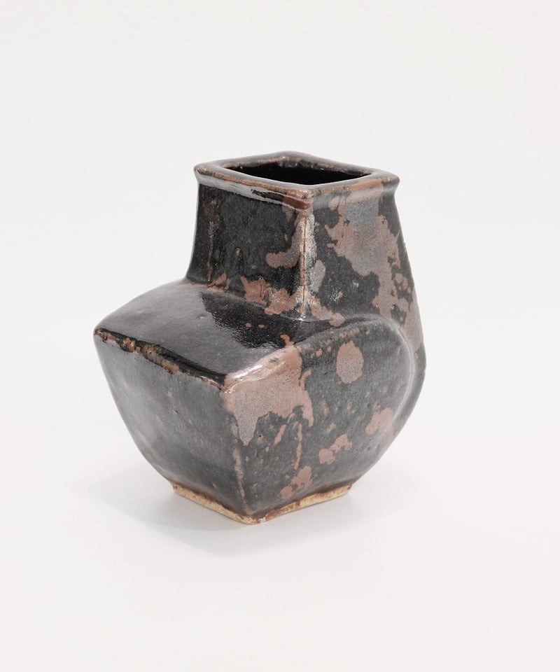 河井寛次郎 鉄釉扁壺 | LAPIN ART ONLINE