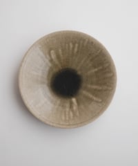 加守田章二 灰釉大皿