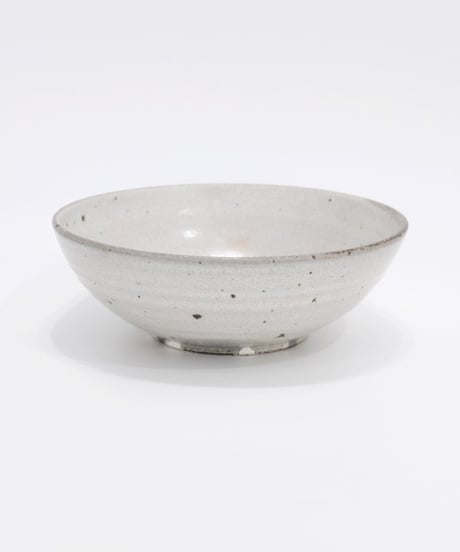 山田隆太郎 粉引九寸丸鉢  2