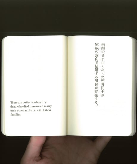 『生まれてきたあなたは縦単線の先にいる』 At the end of a vertical line: an exercise book