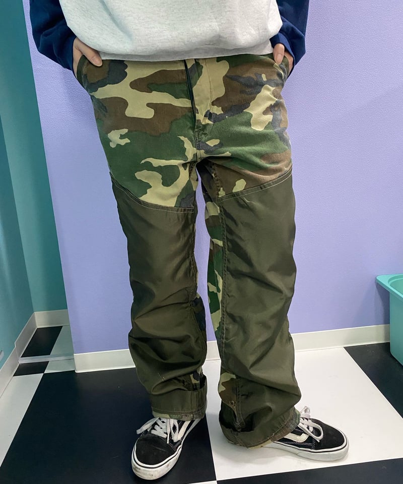 used／camo 柄ハンティングパンツ | 古着屋 BIG BABY