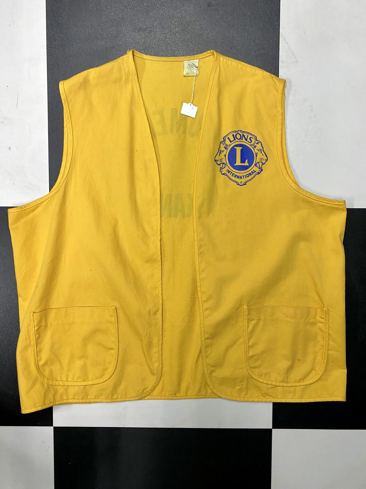 1950年代ヴィンテージ ライオンズクラブ OREGONベスト赤希少品 1950年代ヴィンテージ ライオンズクラブ OREGONベスト赤希少品