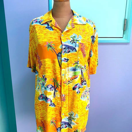 used／MENS aloha shirt