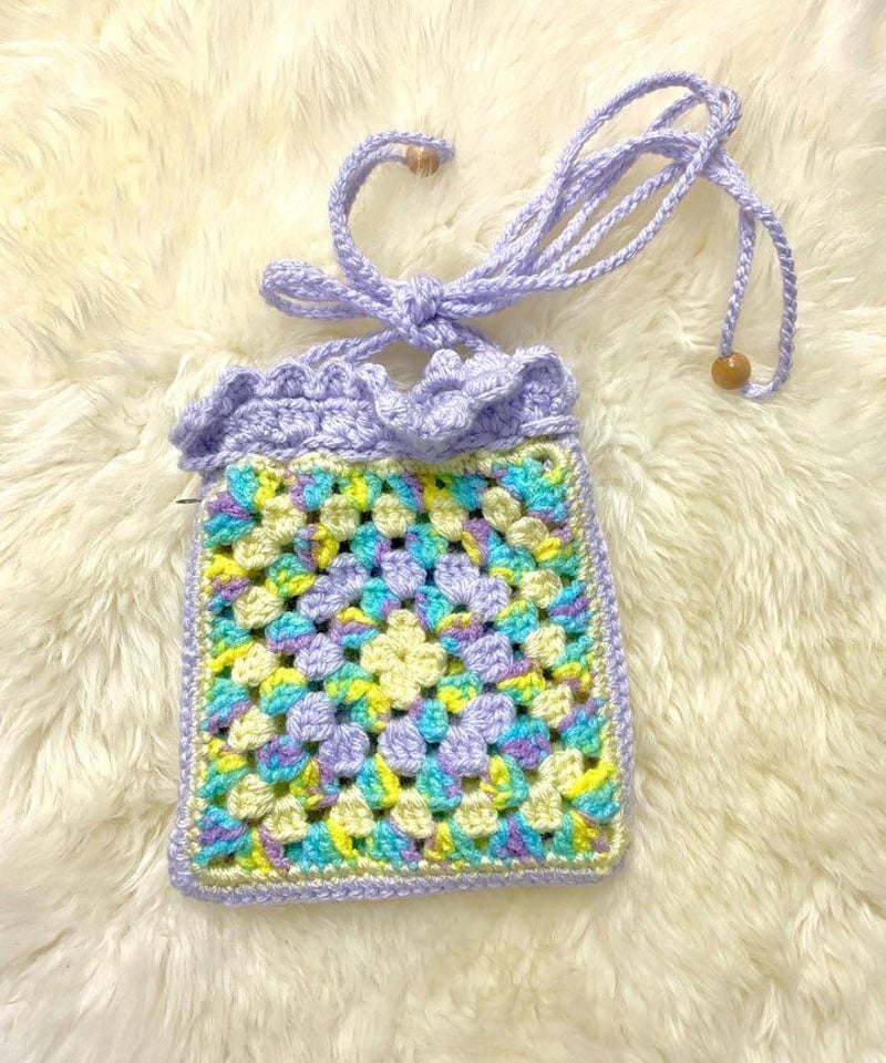 委託／巾着ニットポーチ | 古着屋 BIG BABY (ビッグベビー)