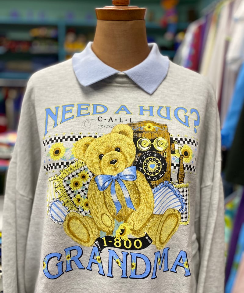 🇺🇸USA／襟付きcountry sweat | 古着屋 BIG BABY (ビッグベビー)