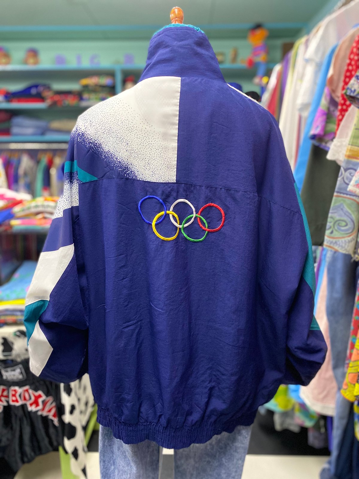 used／OLYMPIC SPORTS nylon jacket | 古着屋 BIG BABY