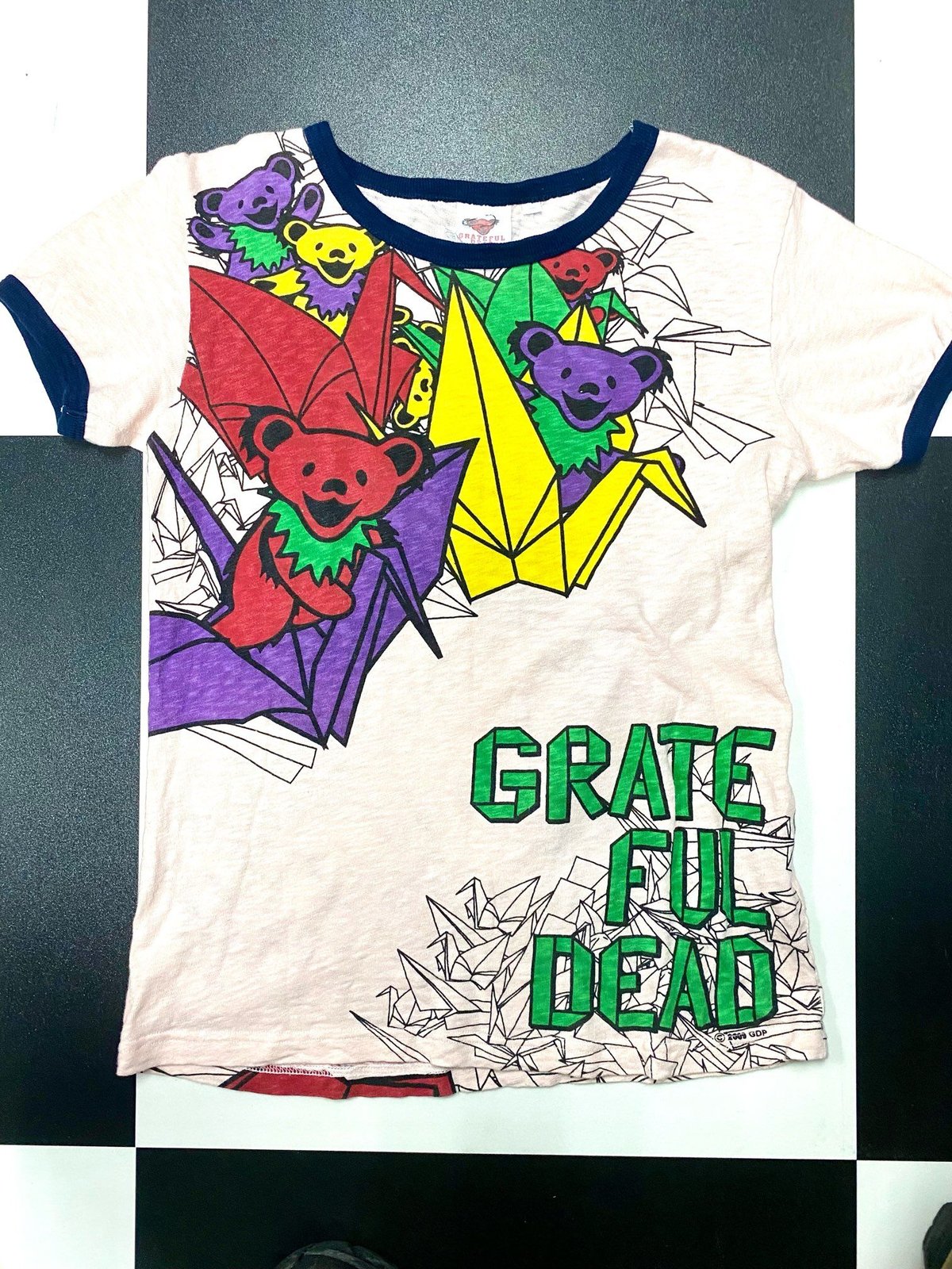 グレイトフルデッドTシャツ Lサイズ　リンガーTシャツ グレイトフル デッド Grateful Dead リンガー Tシャツ