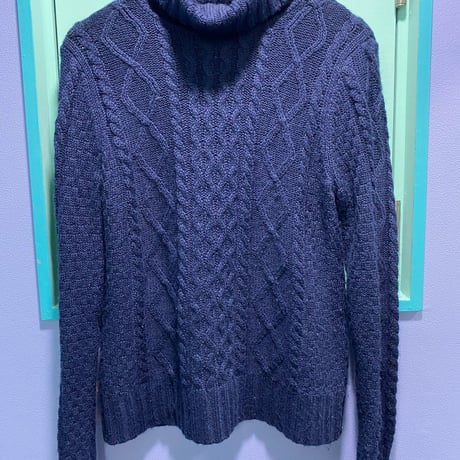L.L.Bean／turtle neck knit (NV)