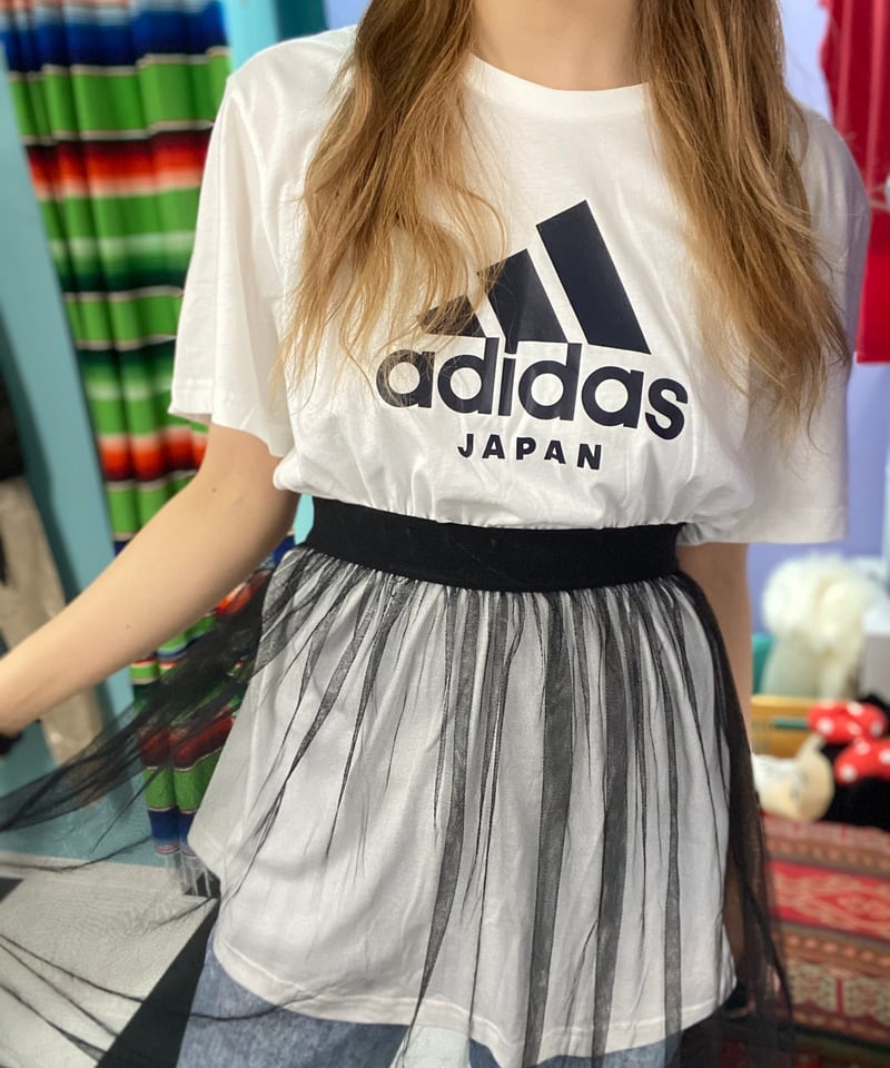 remake/adidas black tulle one-piece | 古着屋 BIG B remake/adidas black tulle one-piece | 古着屋 BIG B