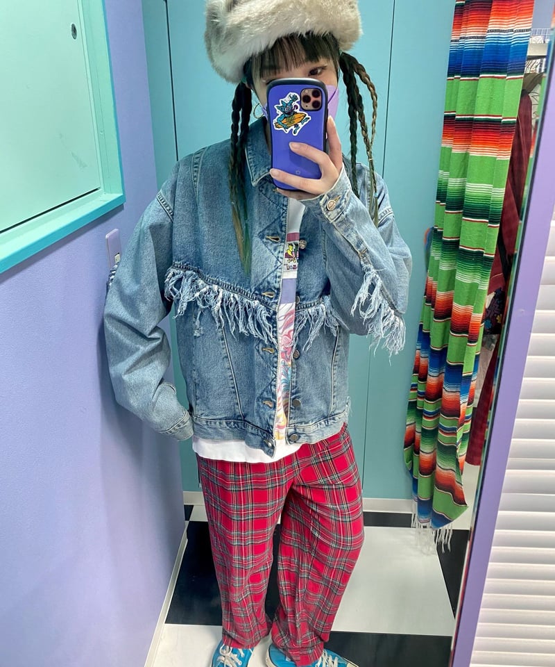 used／赤チェックパジャマパンツ | 古着屋 BIG BABY (ビッグベビー)