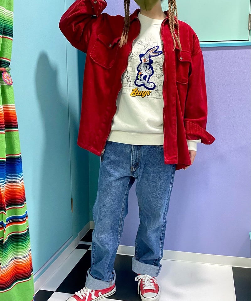 used／太畝corduroy zip jacket (RD) | 古着屋 BIG BABY
